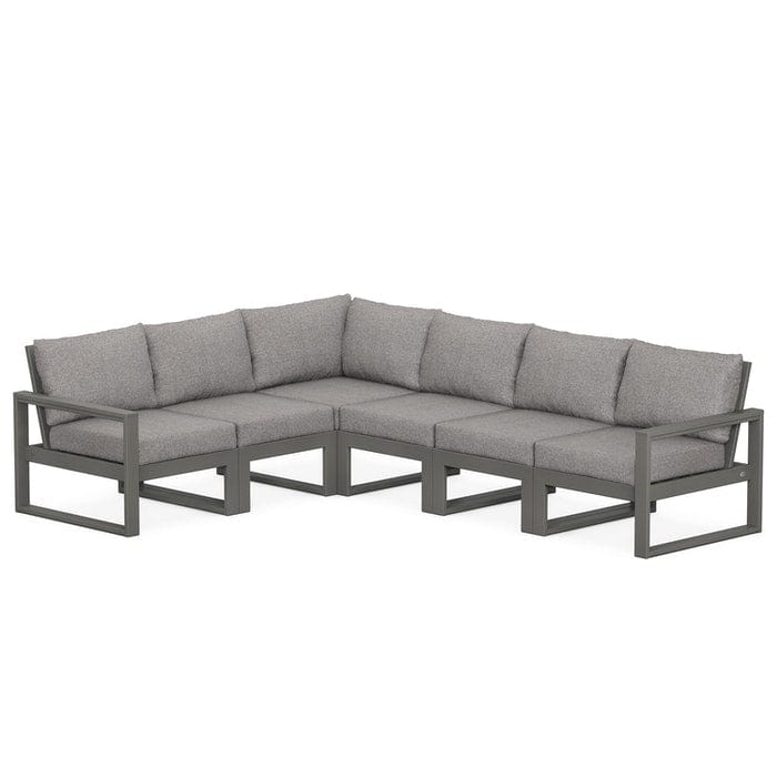 Polywood EDGE 6-Piece Modular Deep Seating Set - Casual Furniture World