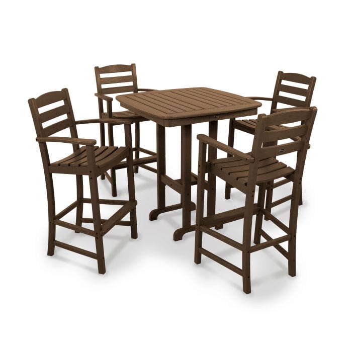 Polywood La Casa Café 5-Piece Bar Set - Casual Furniture World