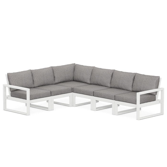 Polywood EDGE 6-Piece Modular Deep Seating Set - Casual Furniture World