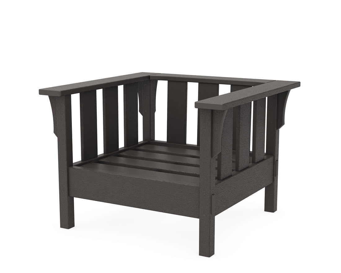 POLYWOOD Acadia Deep Seating Chair Frame in Vintage Coffee