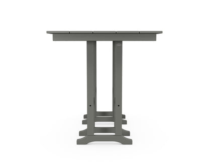 POLYWOOD Farmhouse 37" x 72" Bar Table angle view