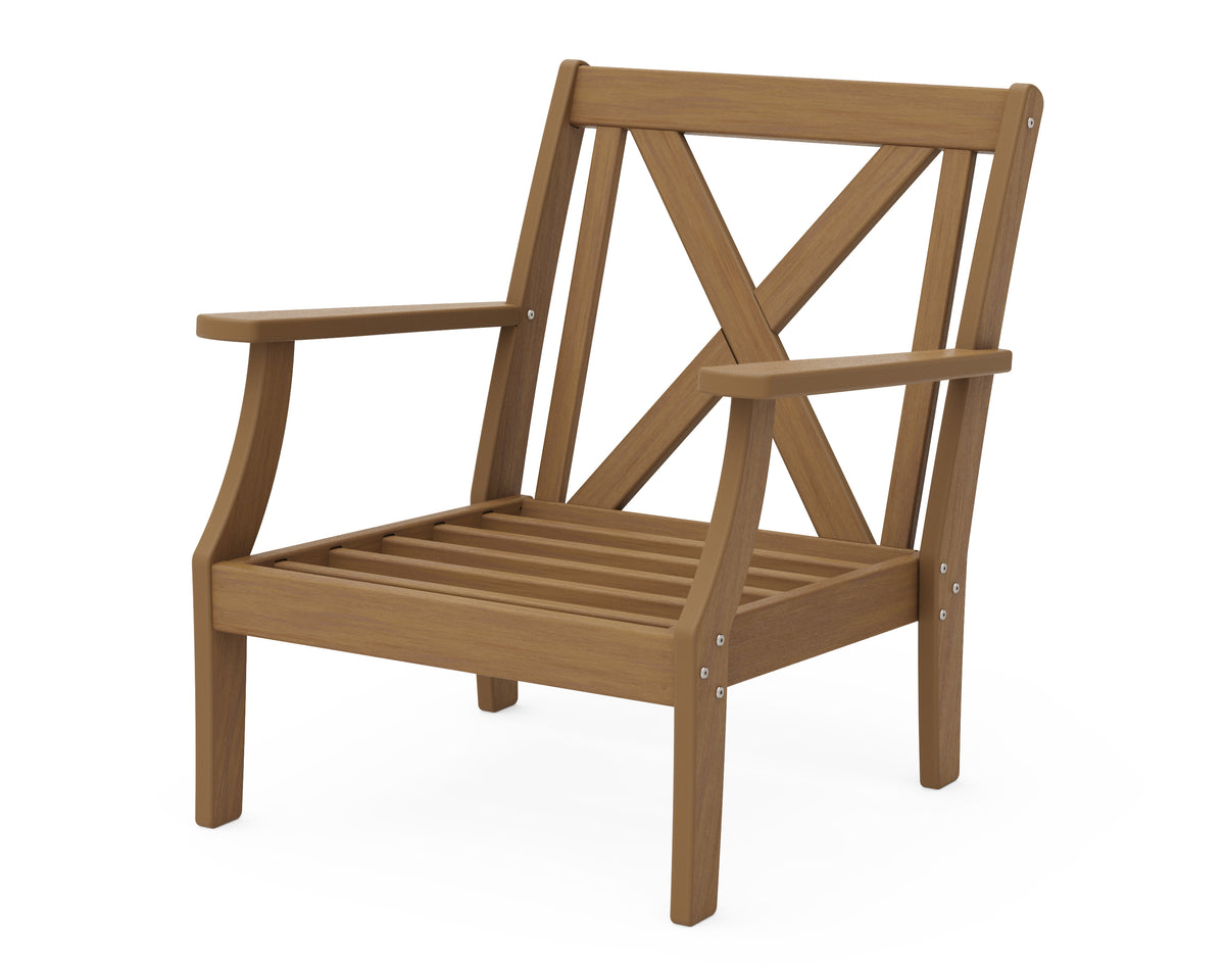 POLYWOOD Braxton Deep Seating Chair Frame in Natural