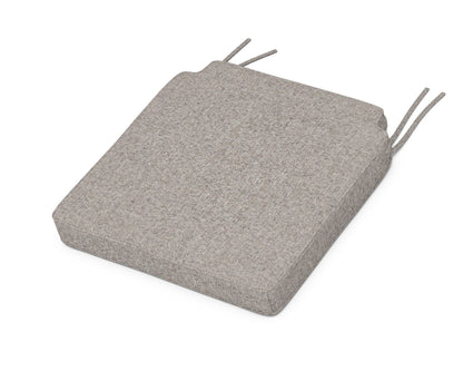 POLYWOOD Acadia Dining Side Seat Cushion in Weathered Tweed