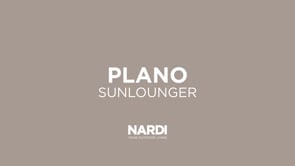 Nardi Plano Sunlounger