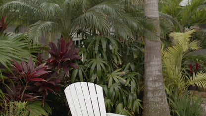POLYWOOD Nautical Curveback Adirondack Chair