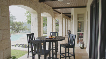 POLYWOOD Oxford Bar Side Chair