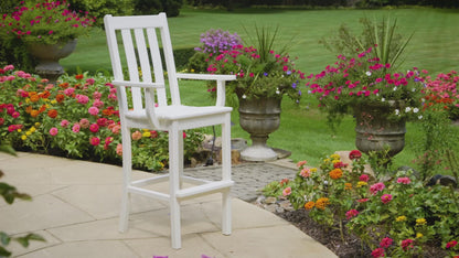 POLYWOOD Vineyard Bar Arm Chair
