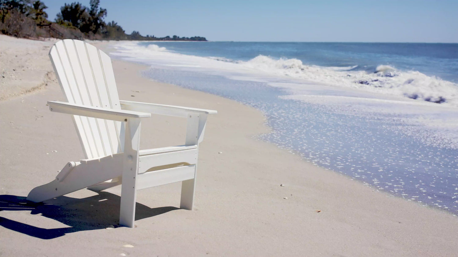 POLYWOOD South Beach Folding Adirondack Chair
