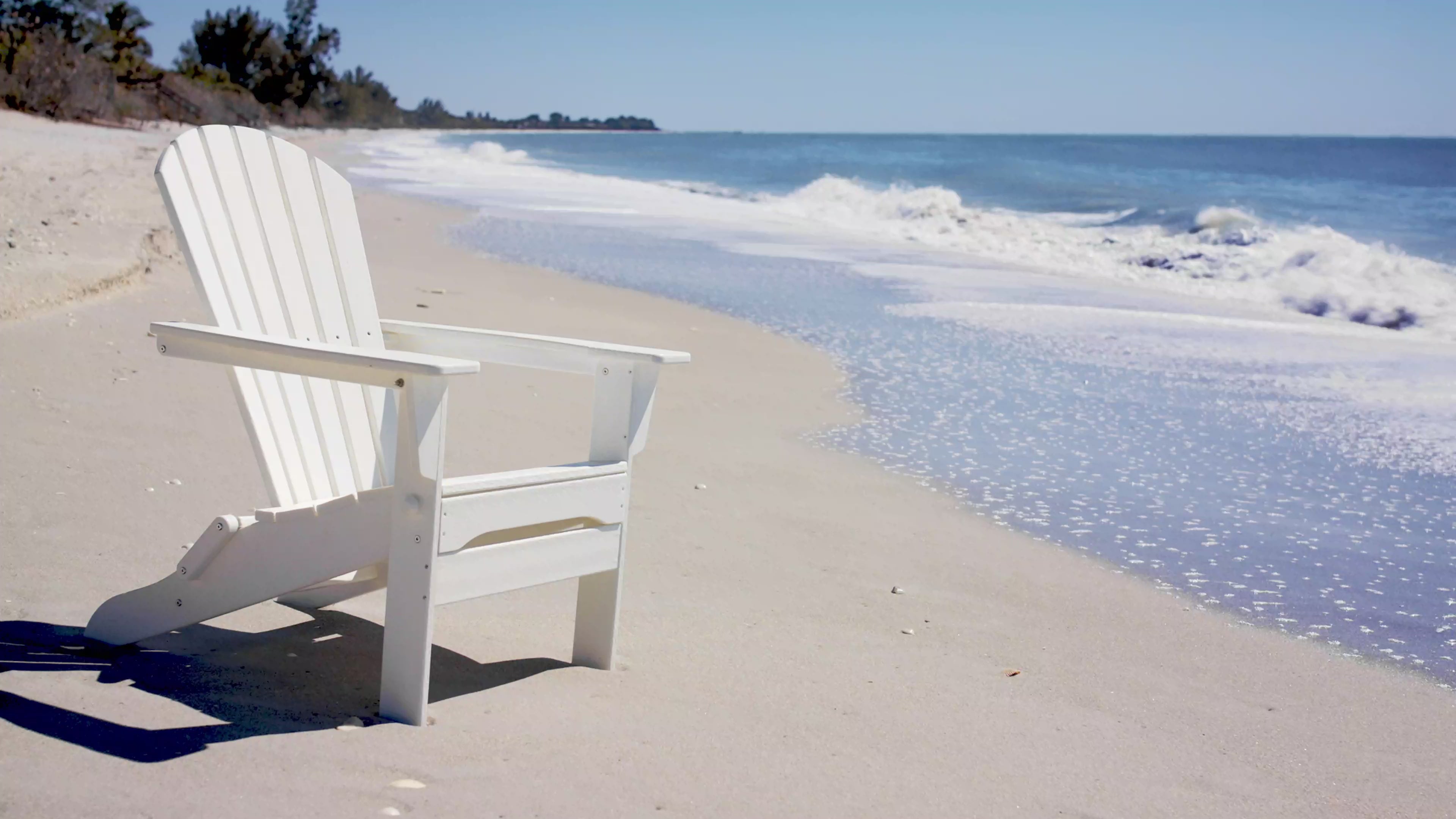 POLYWOOD South Beach Folding Adirondack Chair