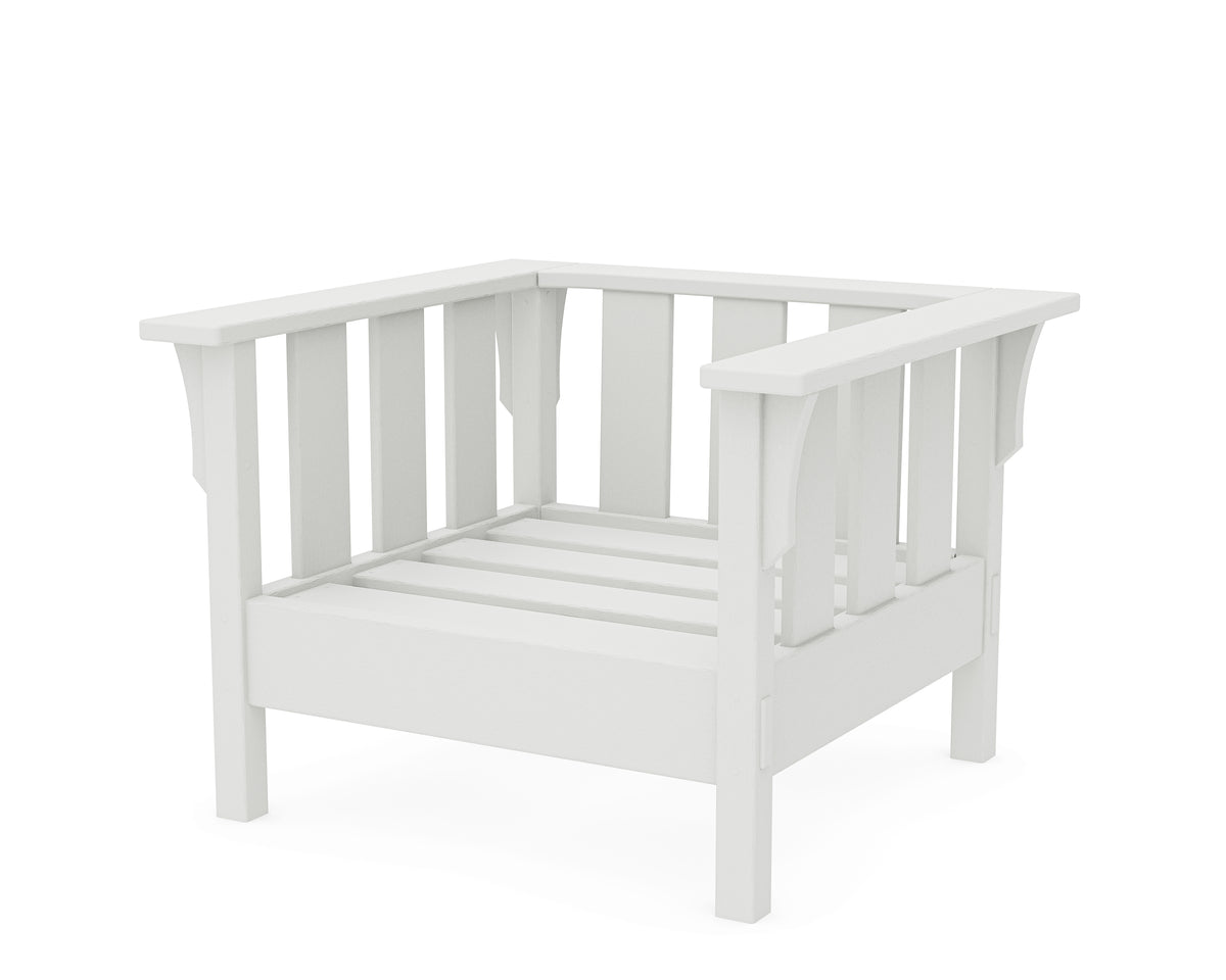POLYWOOD Acadia Deep Seating Chair Frame in Vintage White