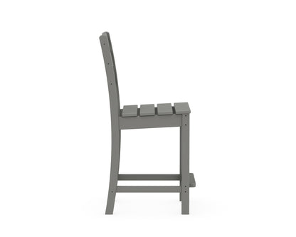 POLYWOOD Lakeside Counter Side Chair angle view