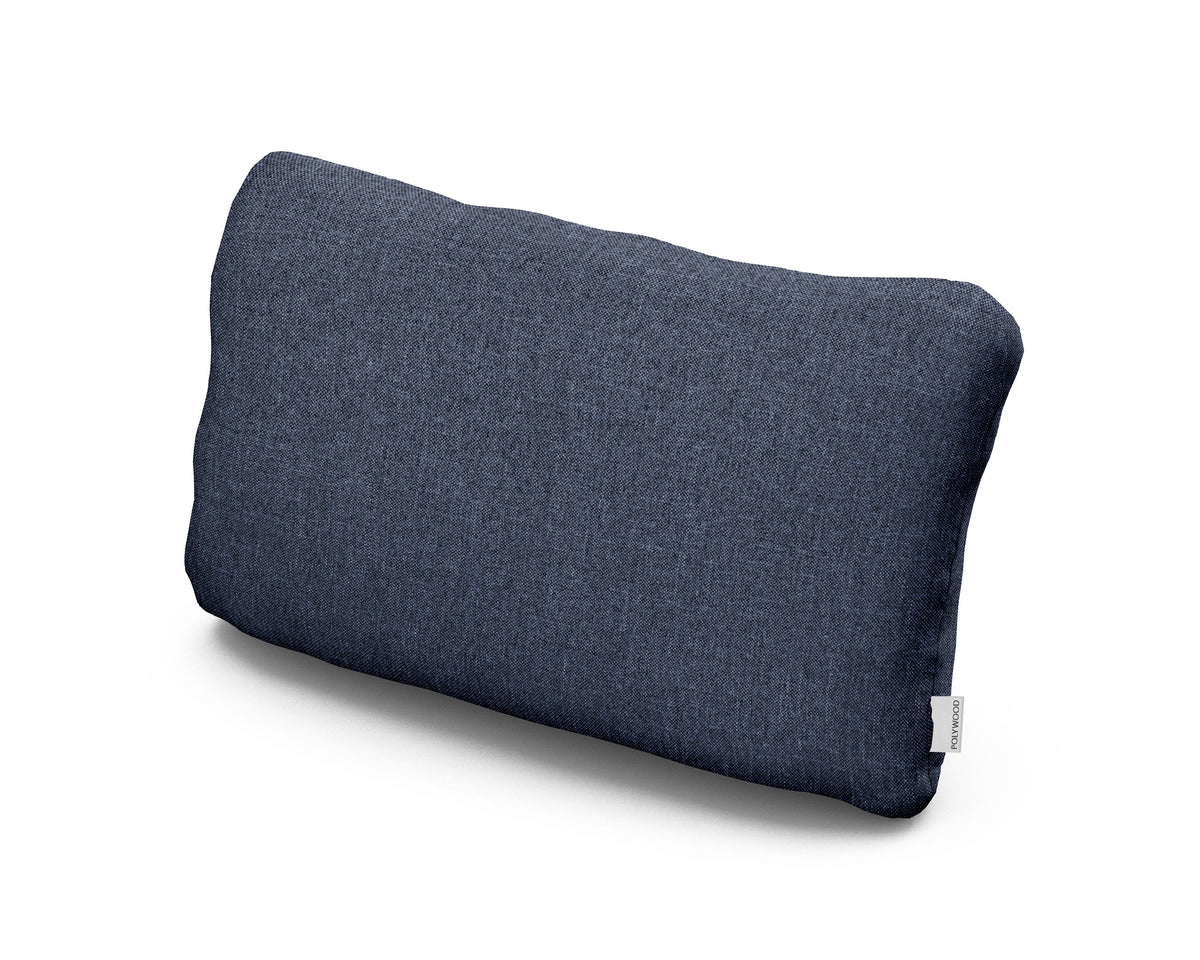 POLYWOOD Outdoor Lumbar Pillow in Stone Blue