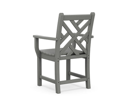 POLYWOOD product angle view in Slate Grey
