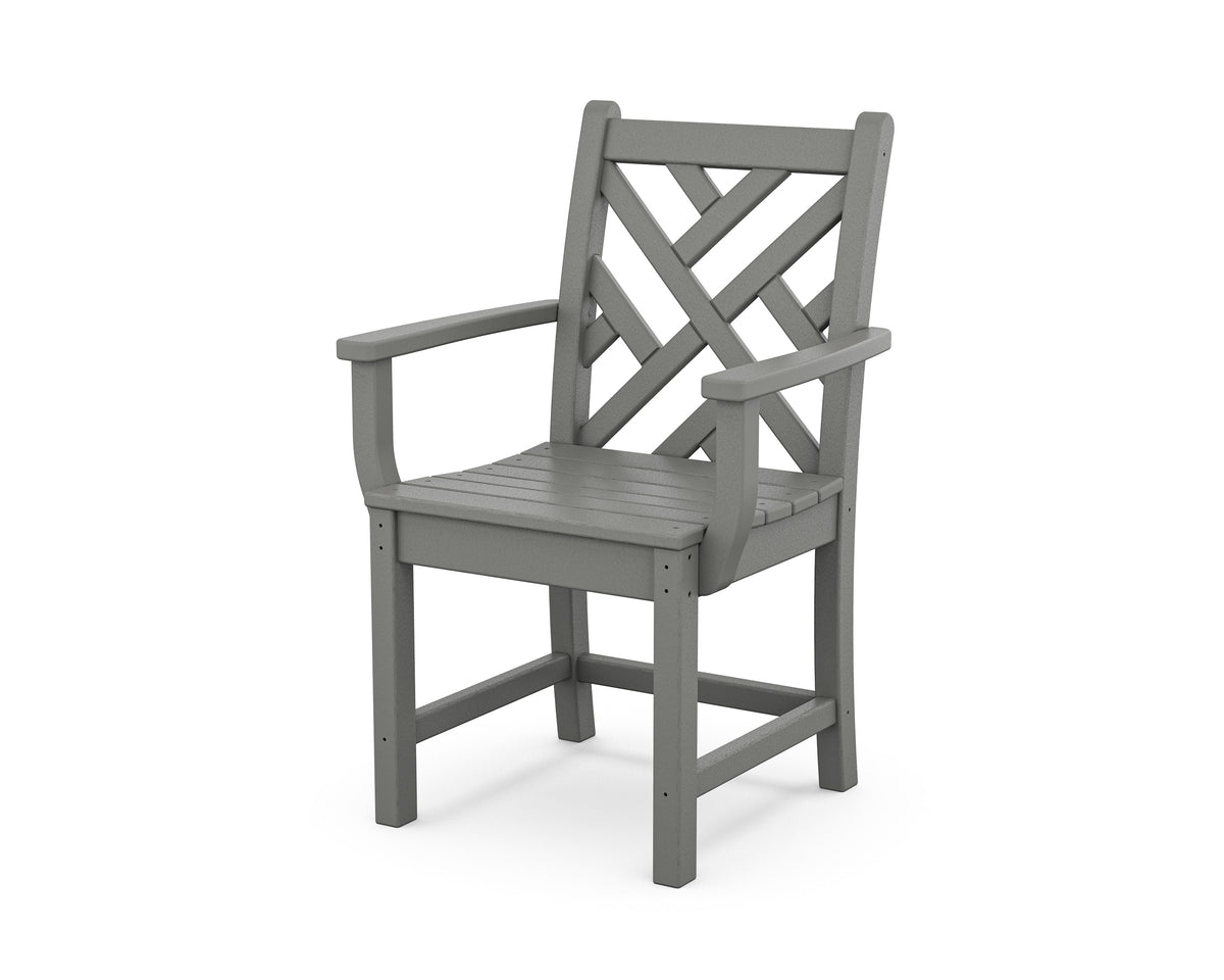 POLYWOOD product angle view in Slate Grey