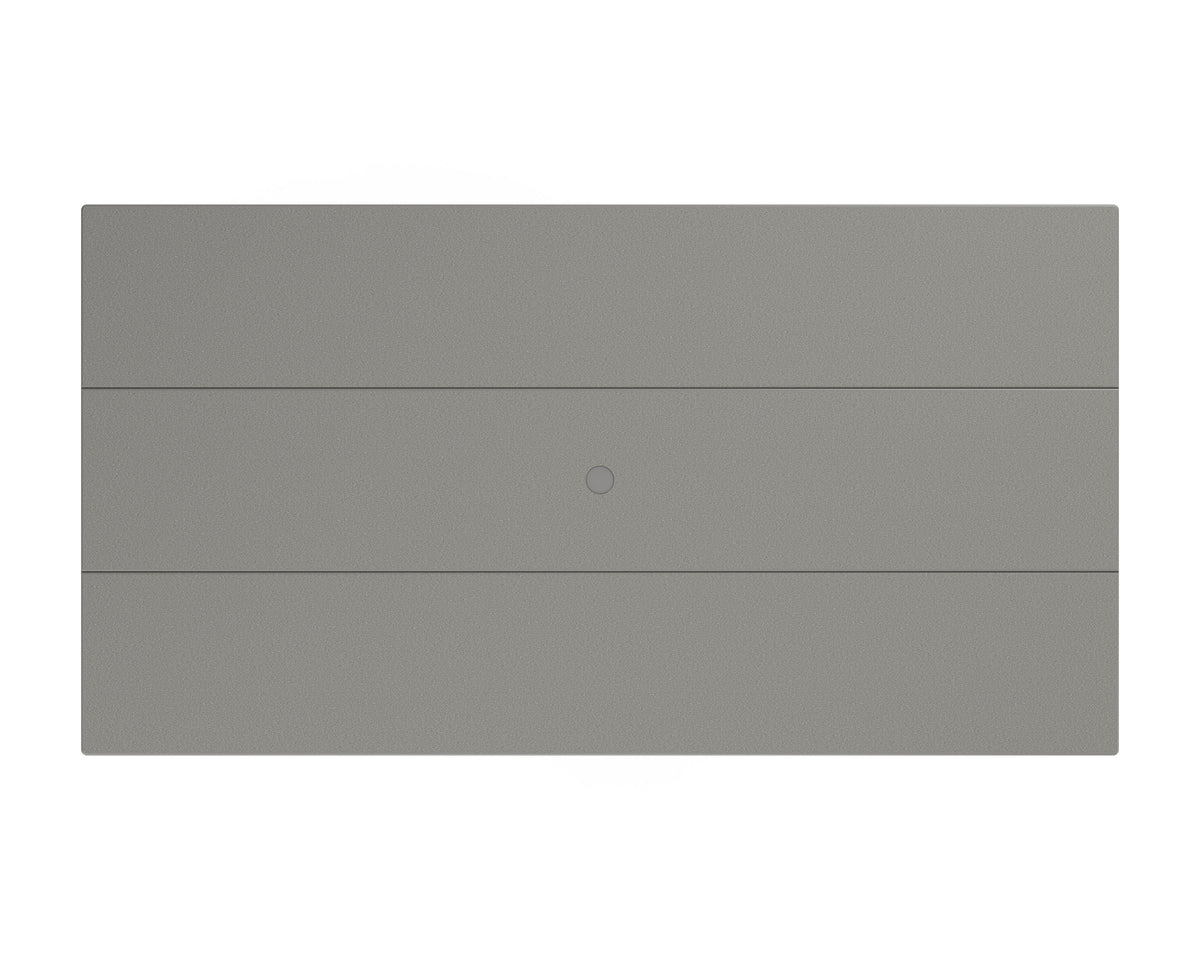 POLYWOOD product angle view in Slate Grey