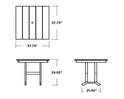 POLYWOOD dimensions diagram