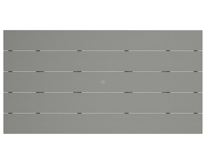 POLYWOOD product angle view in Slate Grey