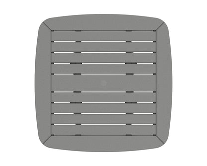 POLYWOOD product angle view in Slate Grey
