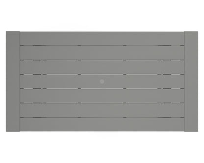 POLYWOOD product angle view in Slate Grey