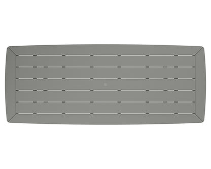 POLYWOOD product angle view in Slate Grey