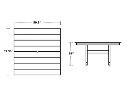 POLYWOOD dimensions diagram
