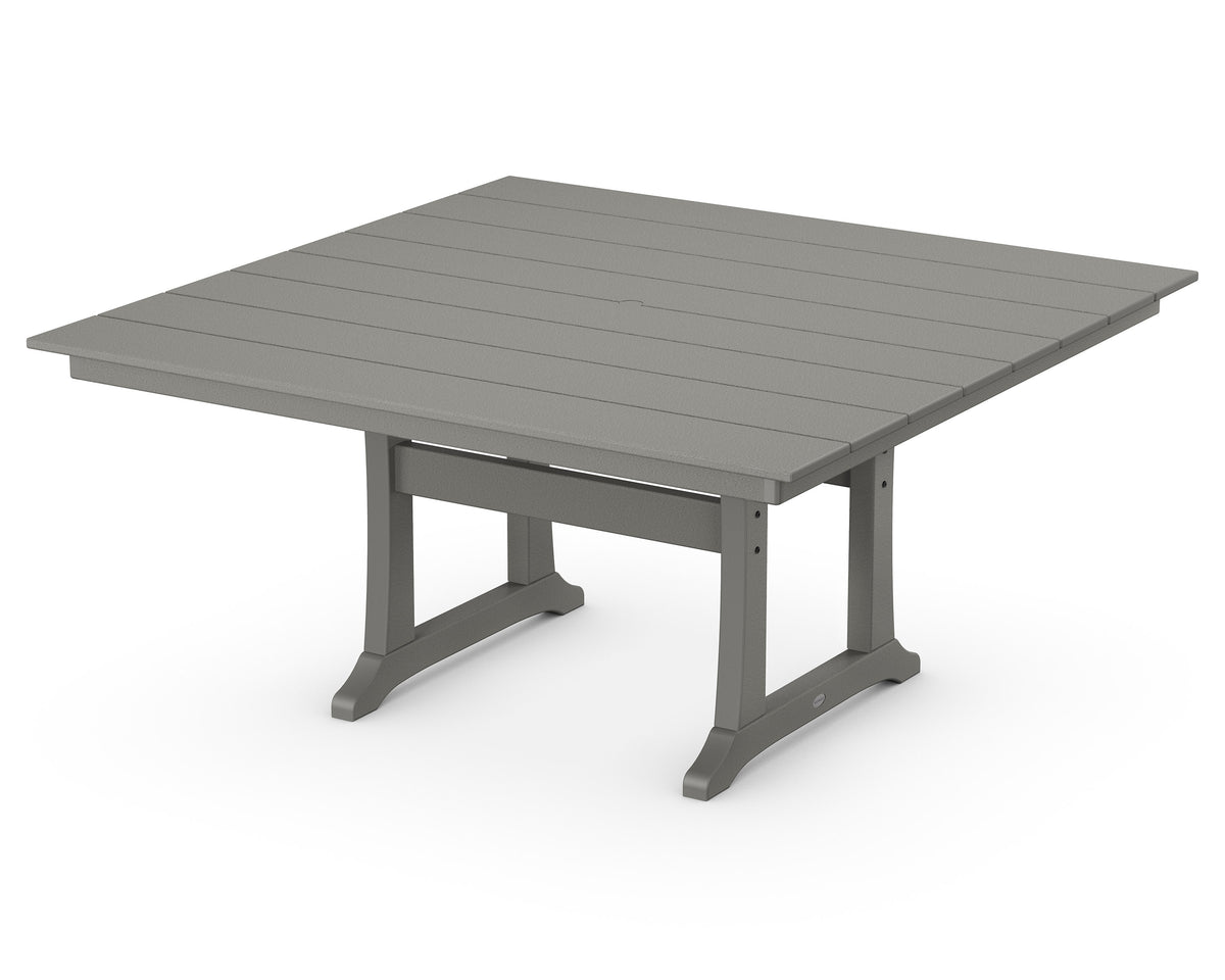POLYWOOD product angle view in Slate Grey