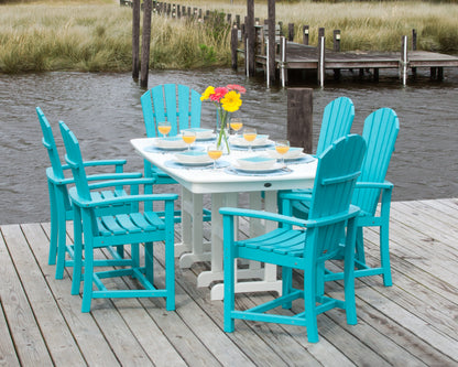Lifestyle photo of the POLYWOOD Palm Coast 7-Piece Dining Set
