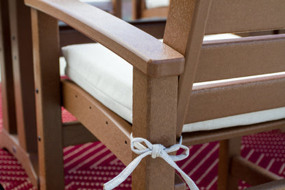 Detail photo of the POLYWOOD Signature 7-Piece Farmhouse Dining Set with Trestle Legs