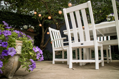 Detail photo of the POLYWOOD Vineyard 7-Piece Dining Set with Trestle Legs