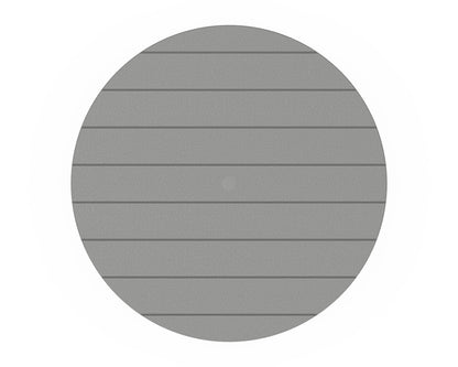 POLYWOOD product angle view in Slate Grey