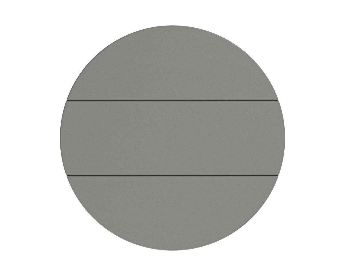 POLYWOOD product angle view in Slate Grey