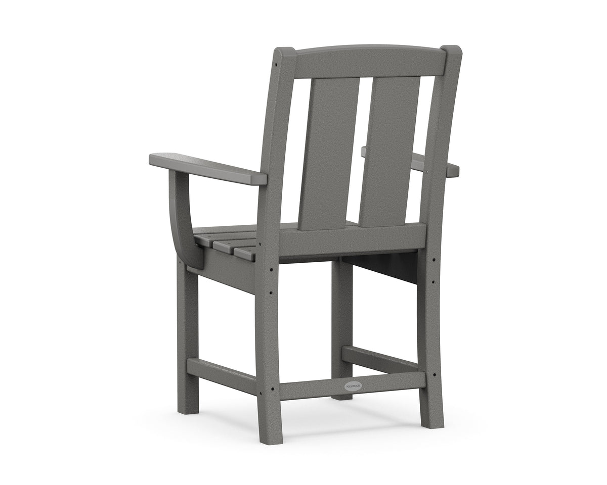 POLYWOOD product angle view in Slate Grey