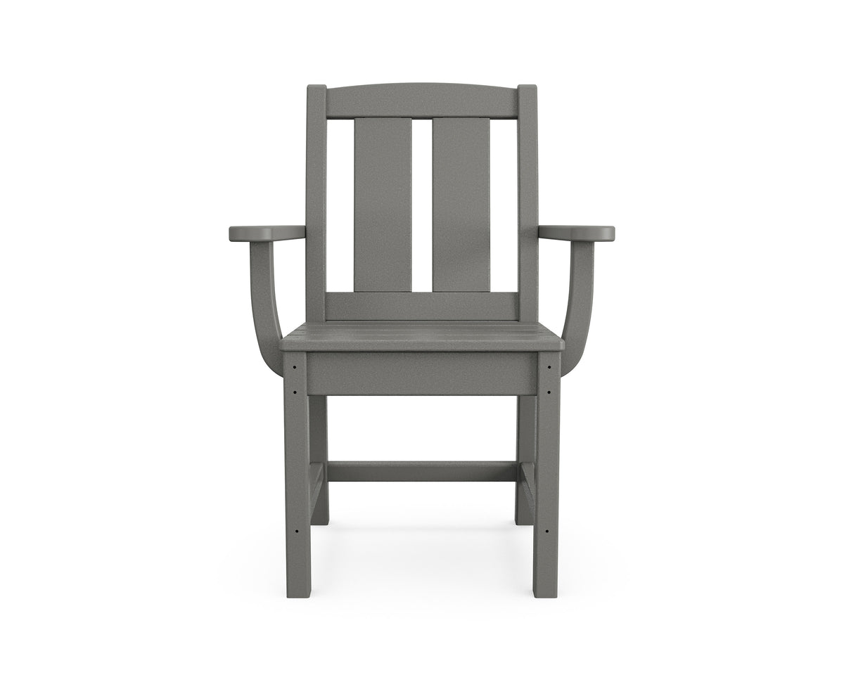 POLYWOOD product angle view in Slate Grey