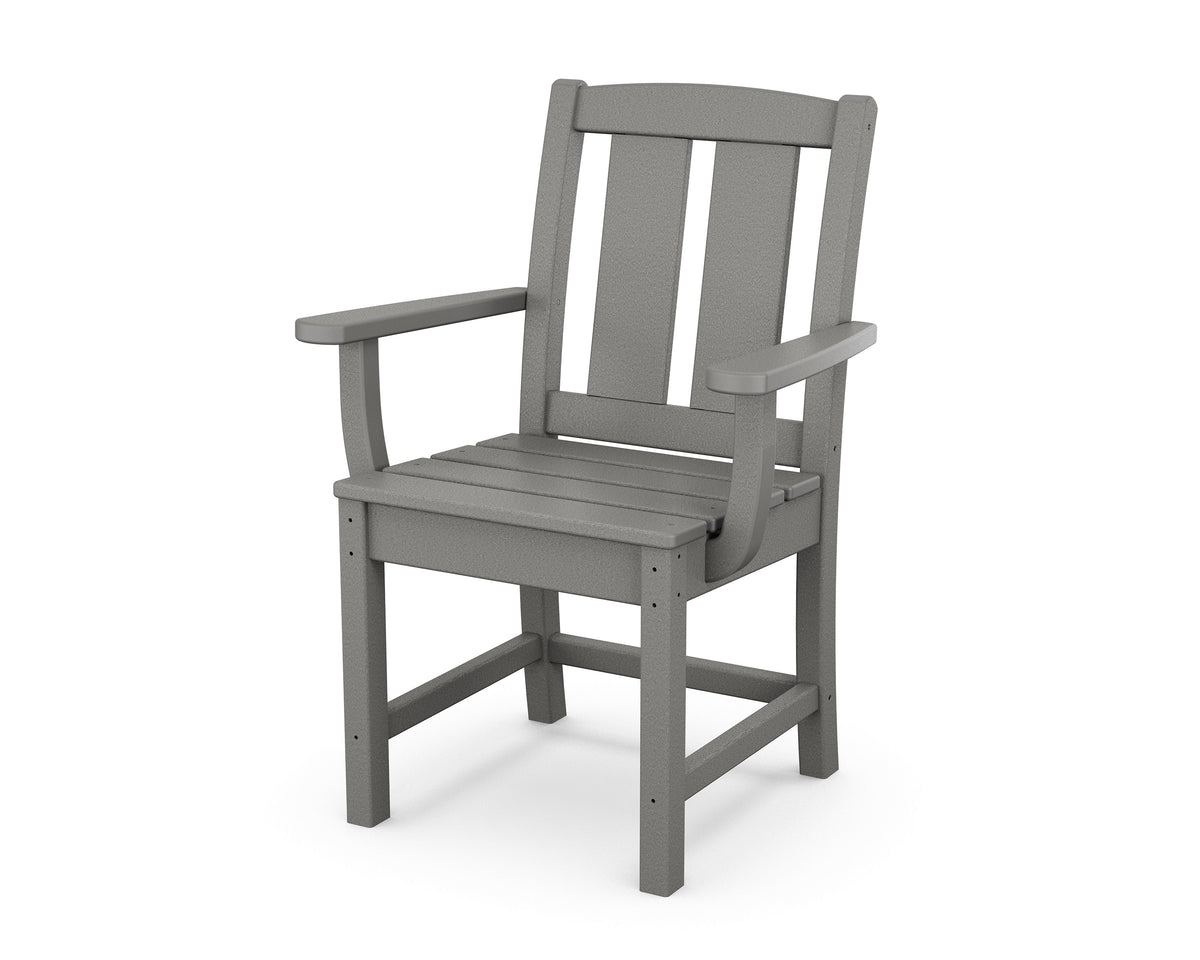 POLYWOOD product angle view in Slate Grey