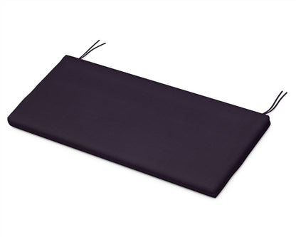 POLYWOOD Bench Seat Cushion - 18.5"D x 43.5"W x 2.5"H in Navy Linen
