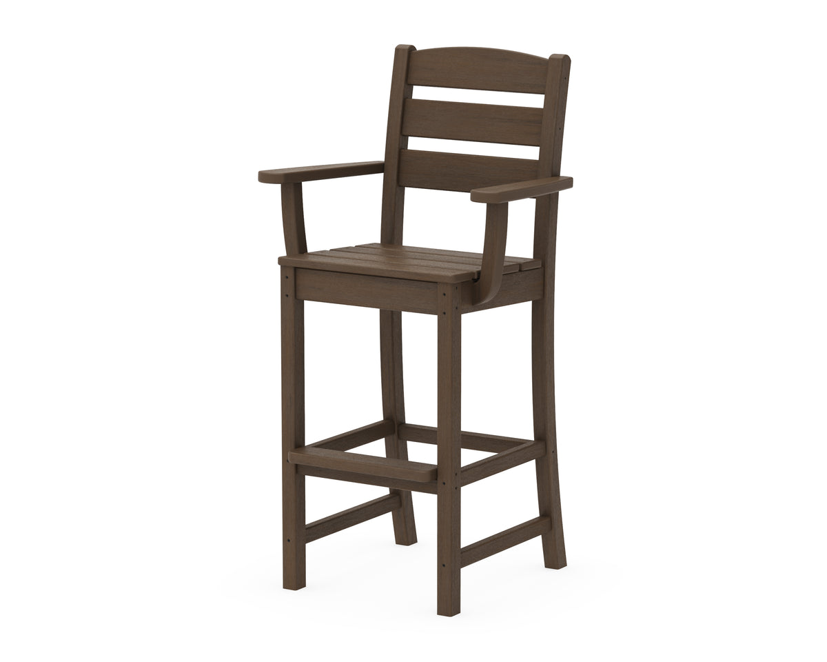 POLYWOOD Lakeside Bar Arm Chair in Kona