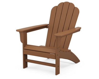 POLYWOOD Cottage Adirondack Chair in Teak