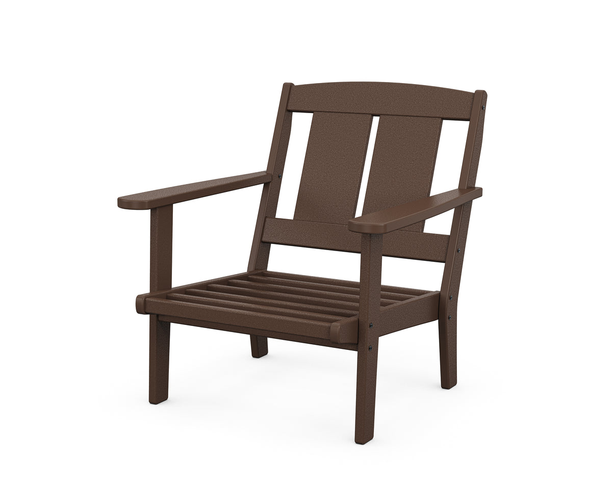POLYWOOD Mission Deep Seating Chair Frame in Mahogany