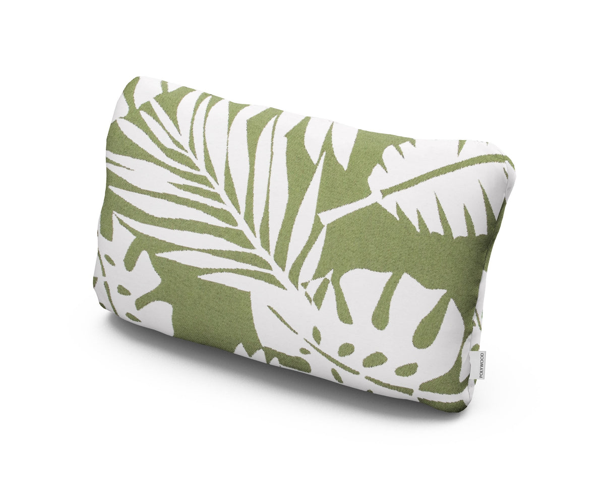 POLYWOOD Outdoor Lumbar Pillow in Leaf Chive