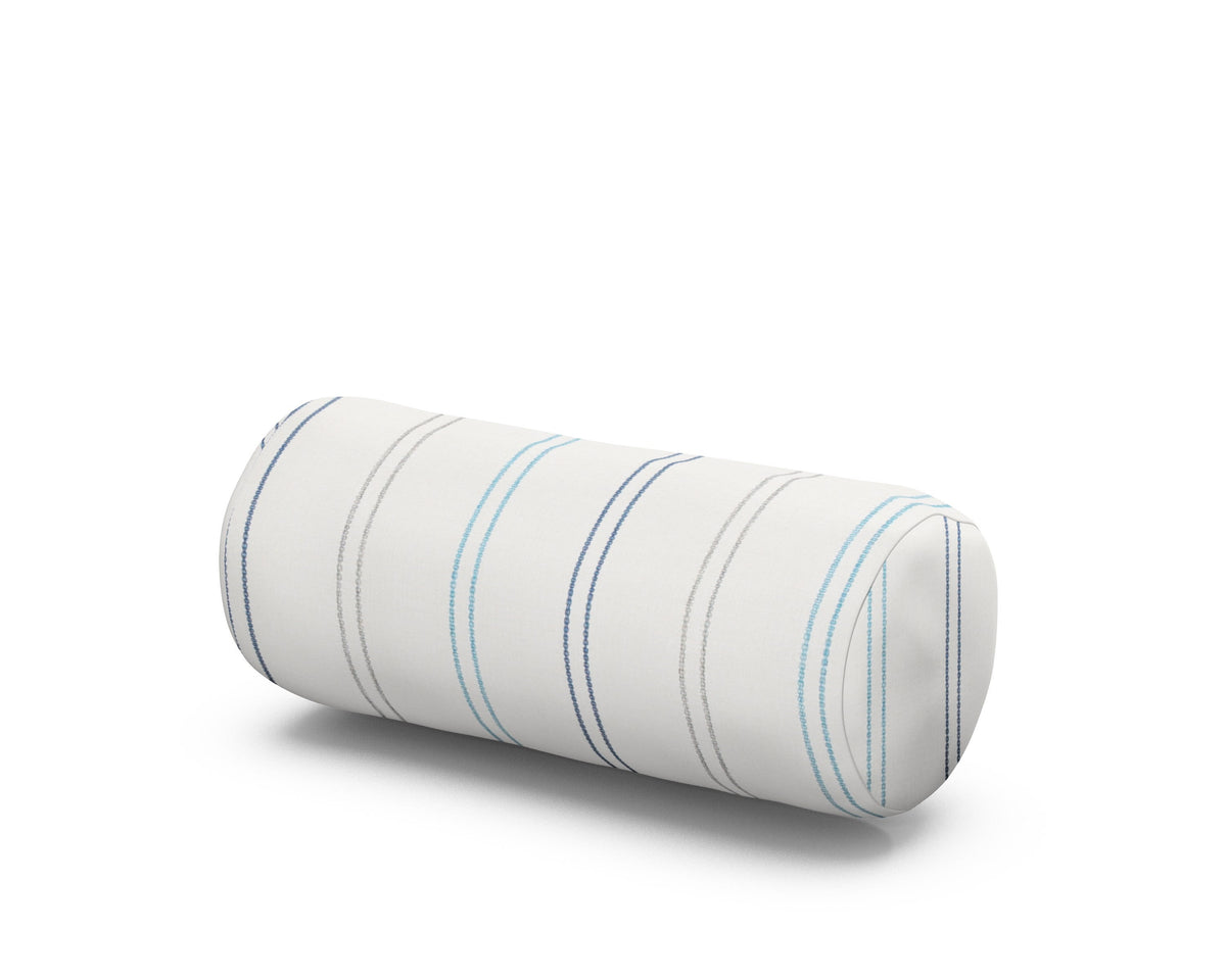 POLYWOOD Outdoor Bolster Pillow in Marine High Tide