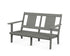 POLYWOOD Prairie Deep Seating Loveseat Frame in Slate Grey