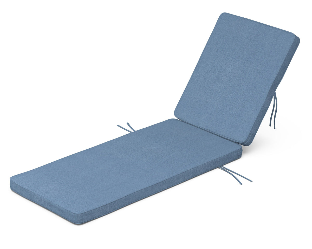 POLYWOOD Acadia Chaise Cushion in Sky Blue