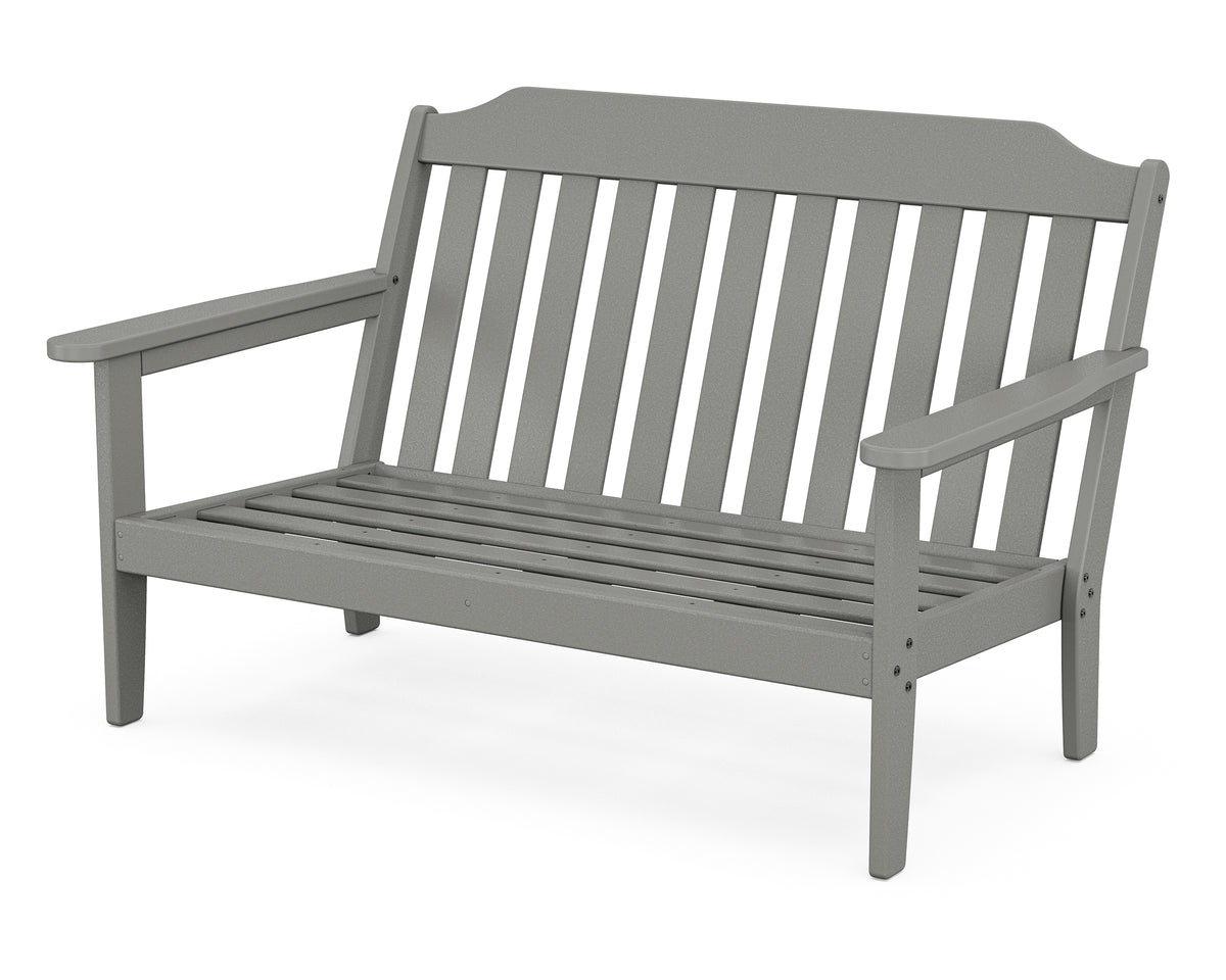 POLYWOOD Country Living Cottage Deep Seating Loveseat Frame in Slate Grey