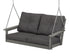 POLYWOOD Vineyard Deep Seating Swing in Slate Grey / Ash Charcoal