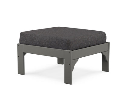 POLYWOOD Vineyard Deep Seating Ottoman angle view