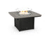 POLYWOOD Nautical 42" Fire Pit Table in Black / Driftwood