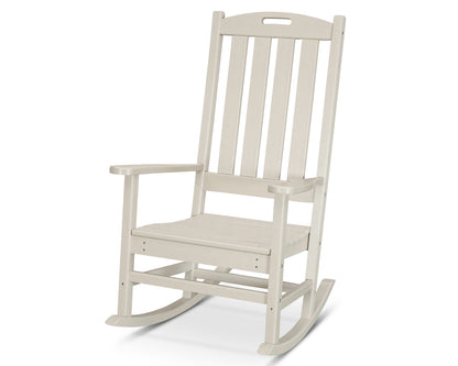 POLYWOOD Nautical Porch Rocking Chair in Sand
