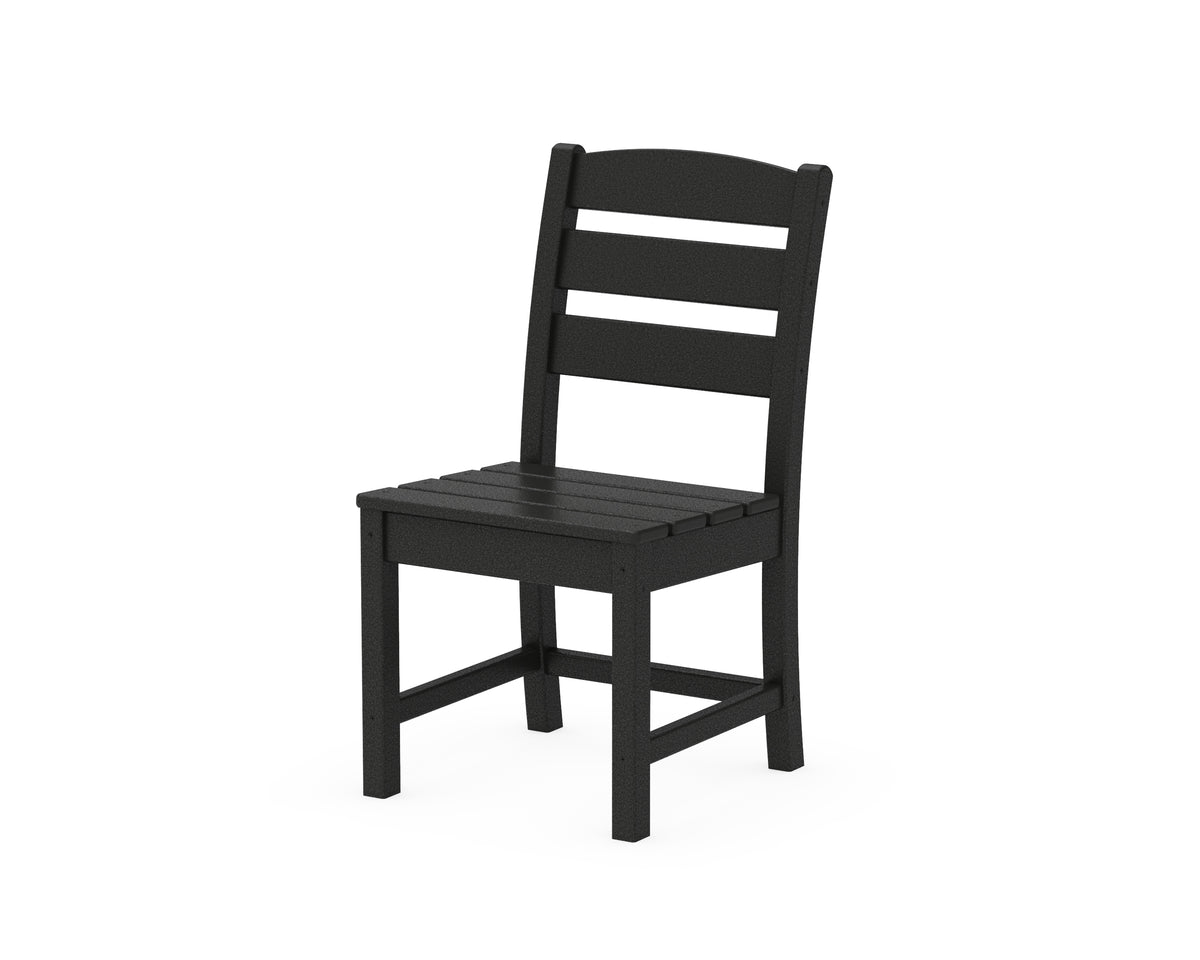POLYWOOD Lakeside Dining Side Chair in Black