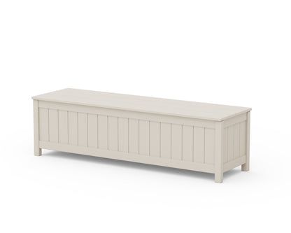 POLYWOOD Vineyard 60" Storage Bench in Sand