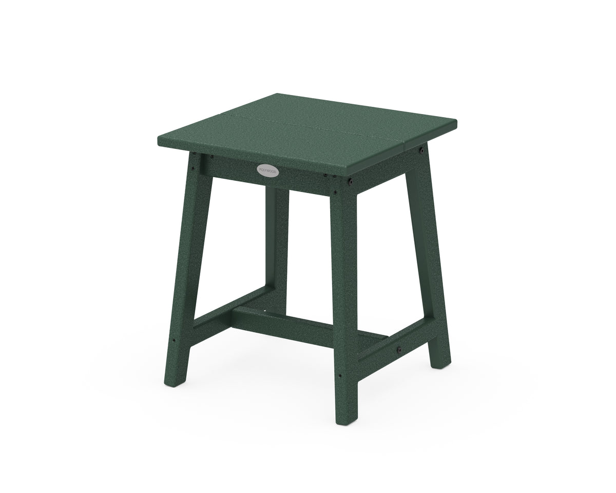 POLYWOOD Studio Side Table in Green